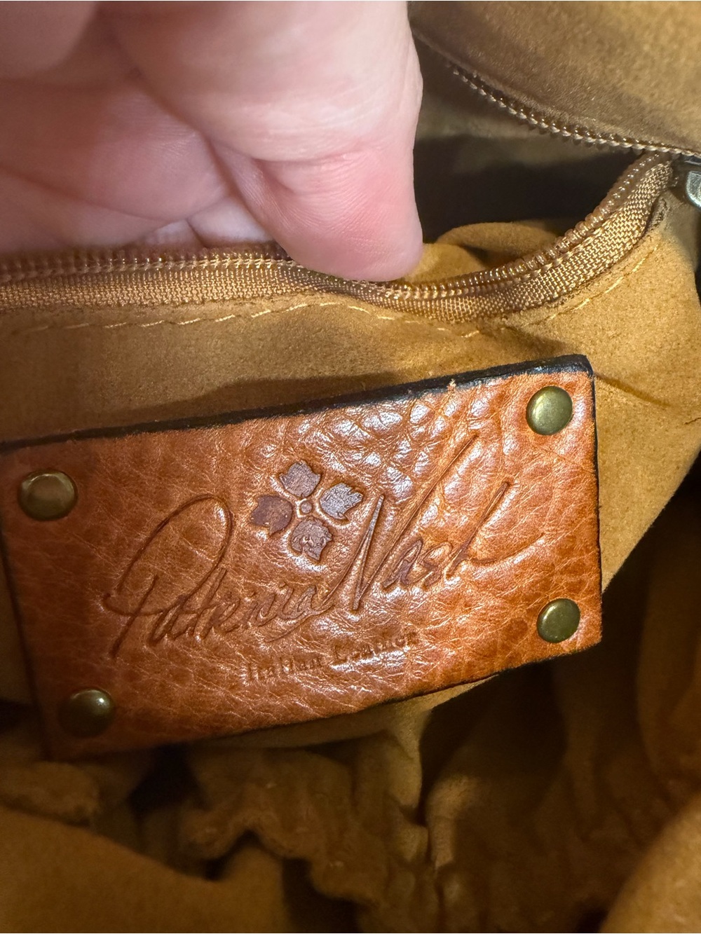 Patricia Nash English Country Floral Leather Crossbody Organizer Bag - Picture 2 of 9